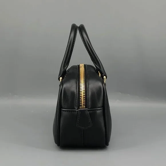 Miu Miu Black Leather Satchel Bag 22×11×8cm - Picture 3 of 13